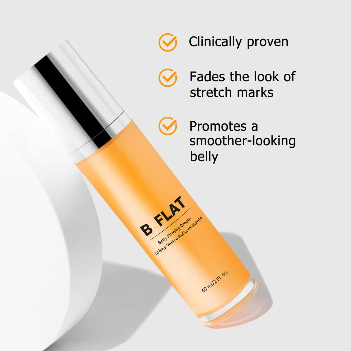 NICENINE B Flat Belly Firming Cream for Body Skin Tightening
