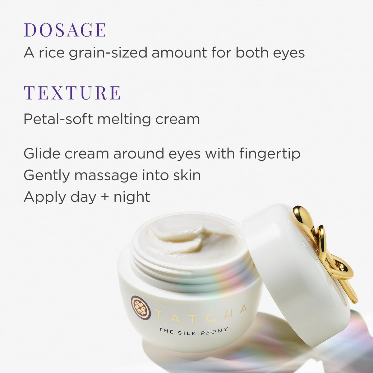 TATCHA The Silk Peony Melting Under Eye Cream