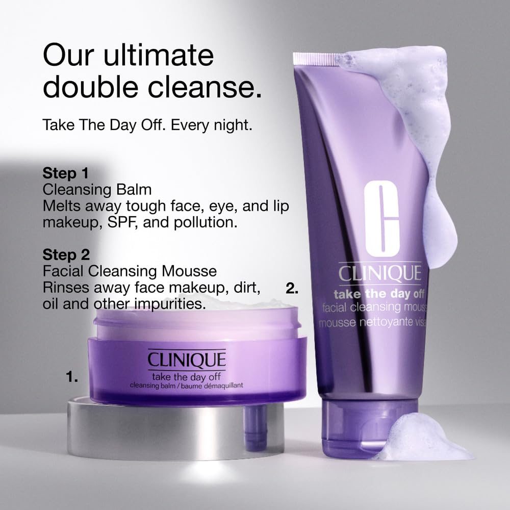 Clinique Take The Day Off Facial Cleansing Mousse with Hyaluronic Acid + Glycerin