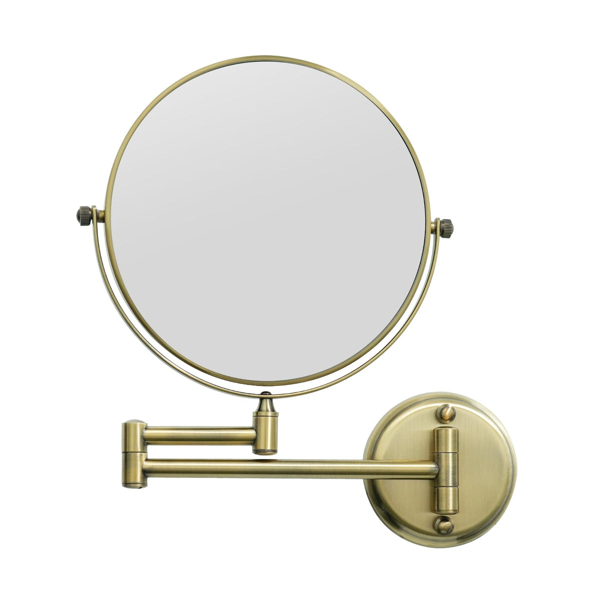 GURUN 8-Inch Wall-Mounted Two-Sided Swivel Mirror