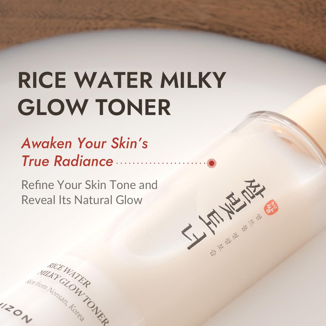 MIZON Rice Water Milky Glow Toner with Niacinamide & Ceramides