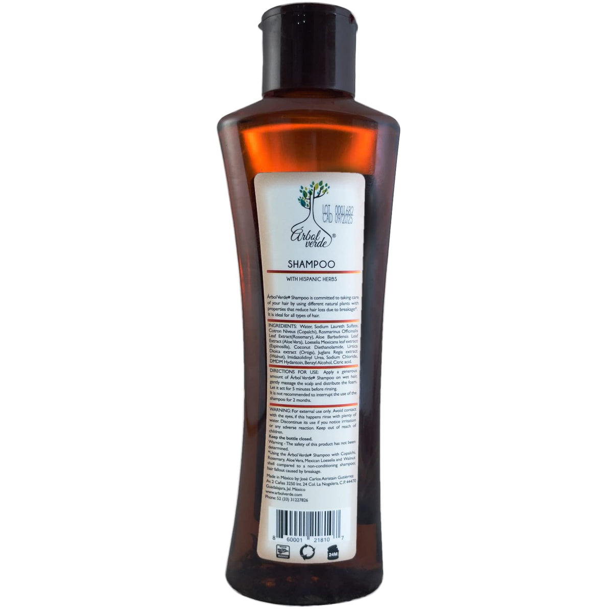 Arbol Verde Kit: 2 Anti-Hair Loss Shampoos and 3 Linseed Gels