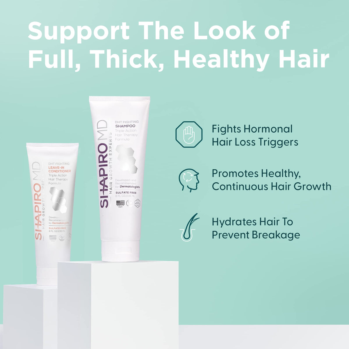 Shapiro MD Hair Growth Experts Hair Loss Shampoo & Leave-In Conditioner