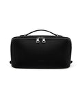 EACHY Travel Makeup Bag with Waterproof TPU Brush Compartment