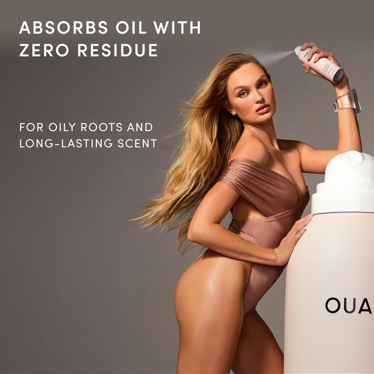 OUAI Super Dry Shampoo for Oil, Dirt and Sweat Absorption