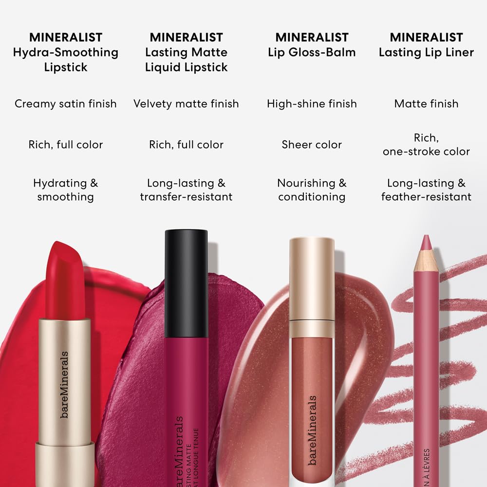bareMinerals Mineralist Hydrating Lip Gloss-Balm