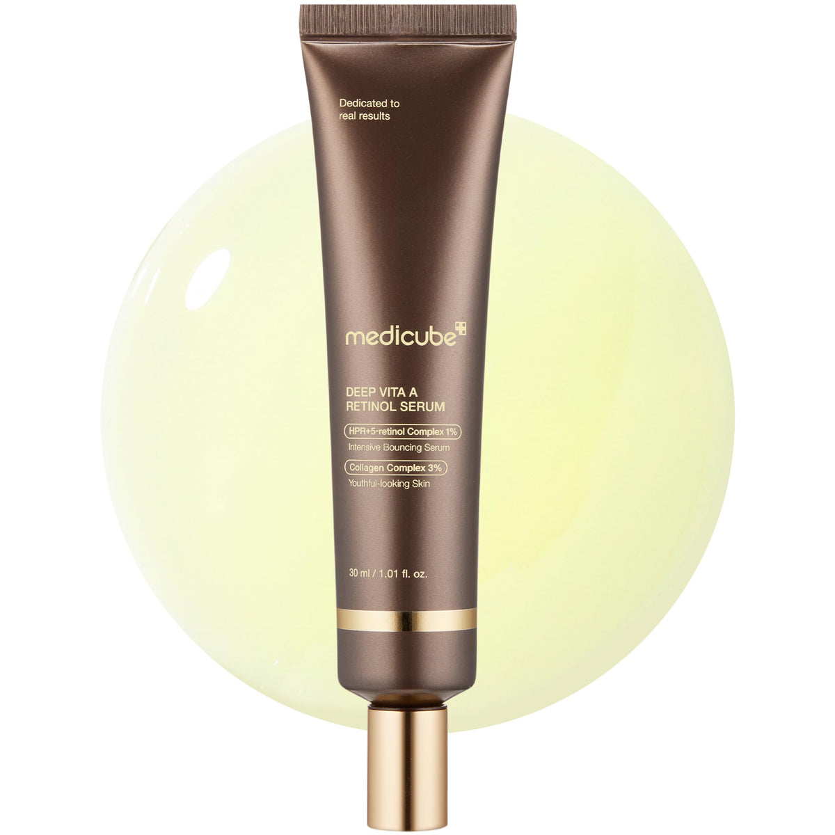 medicube Deep Reviving Bakuchiol Retinol Facial Serum, Low-Irritant Anti-Aging, 1.01 oz