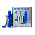 Harry's Plus Shave Gift Set for Men with Razor, Cartridges, Gel and Travel Cover