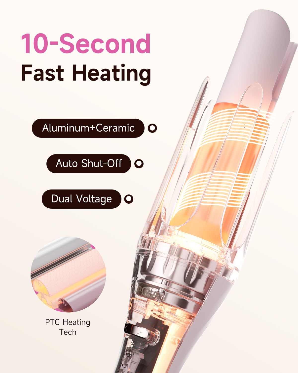 Pink Multi-Function Hair Styling Tool Set