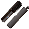 Red by Kiss 2-in-1 Ionic Hair Straightener Brush with Ceramic Coating