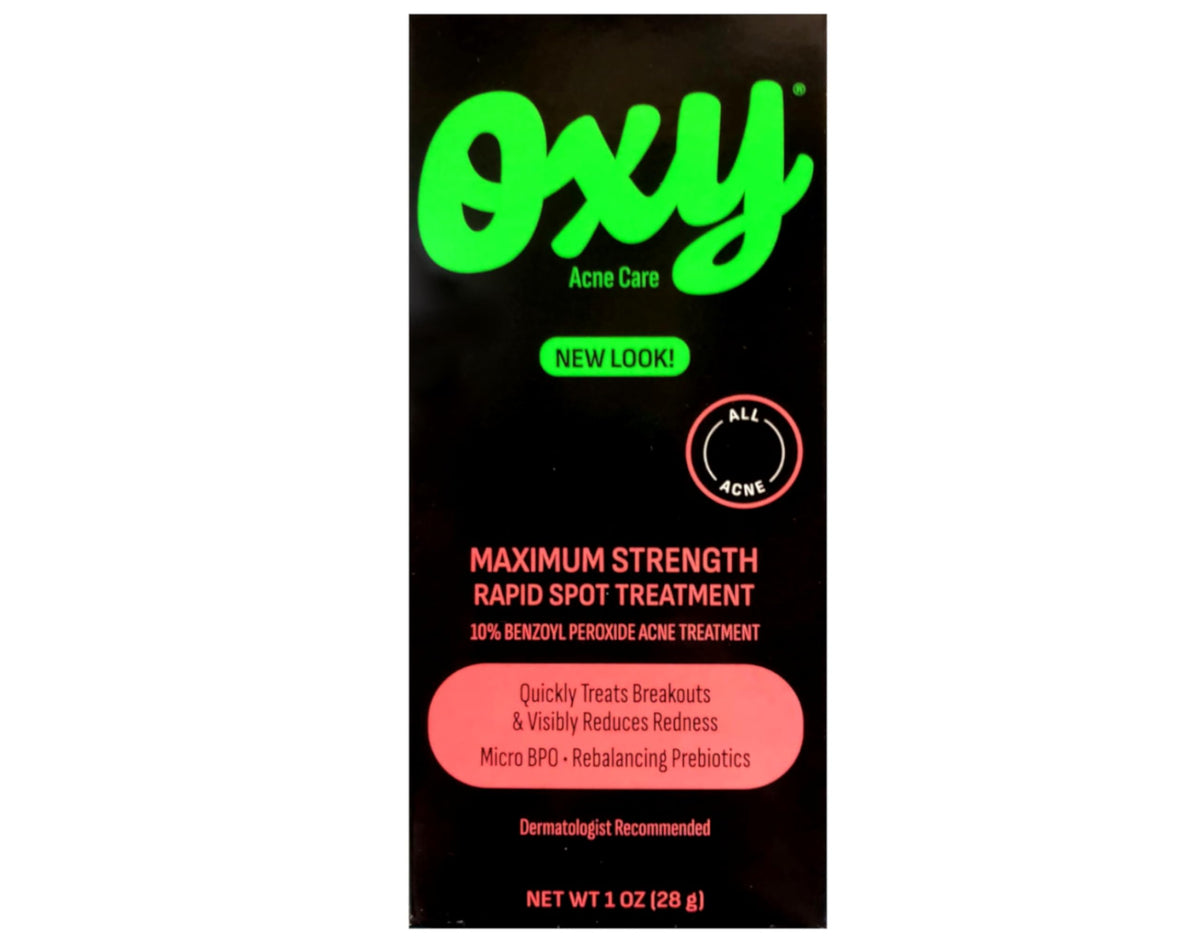 OXY Maximum Strength Rapid Acne Spot Treatment, 1 oz Pack of 3