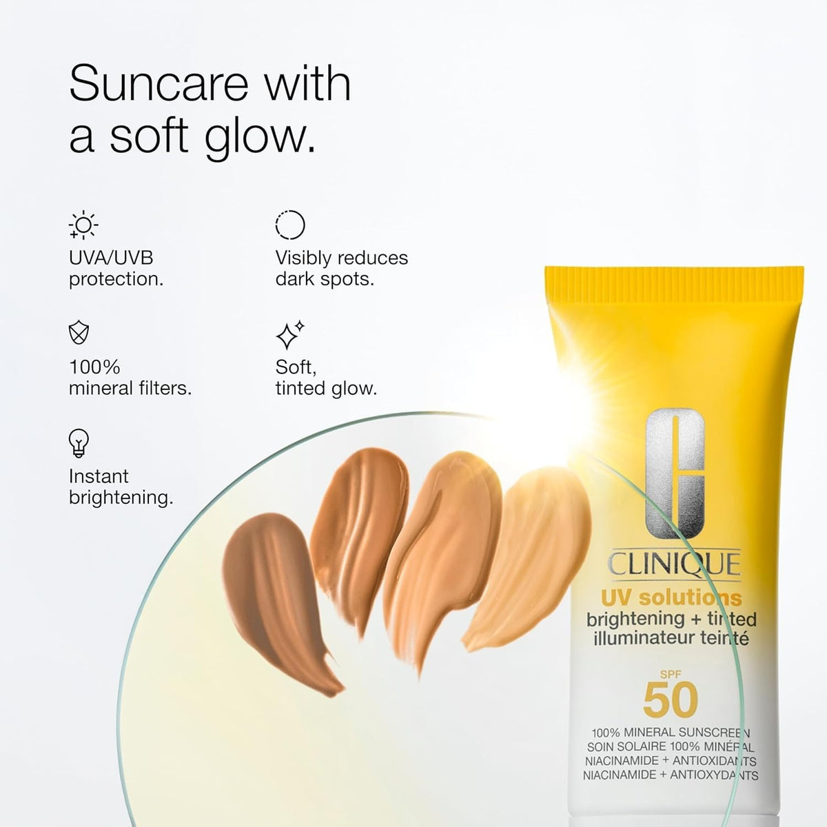 Clinique UV Solutions Brightening Tinted Mineral Sunscreen SPF 50