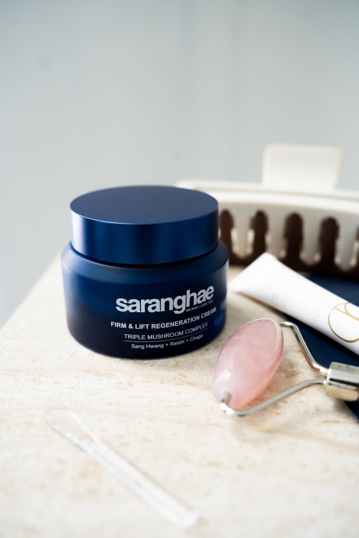 Saranghae Hydrating Face Moisturizer with Triple Mushroom Complex and Hyaluronic Acid