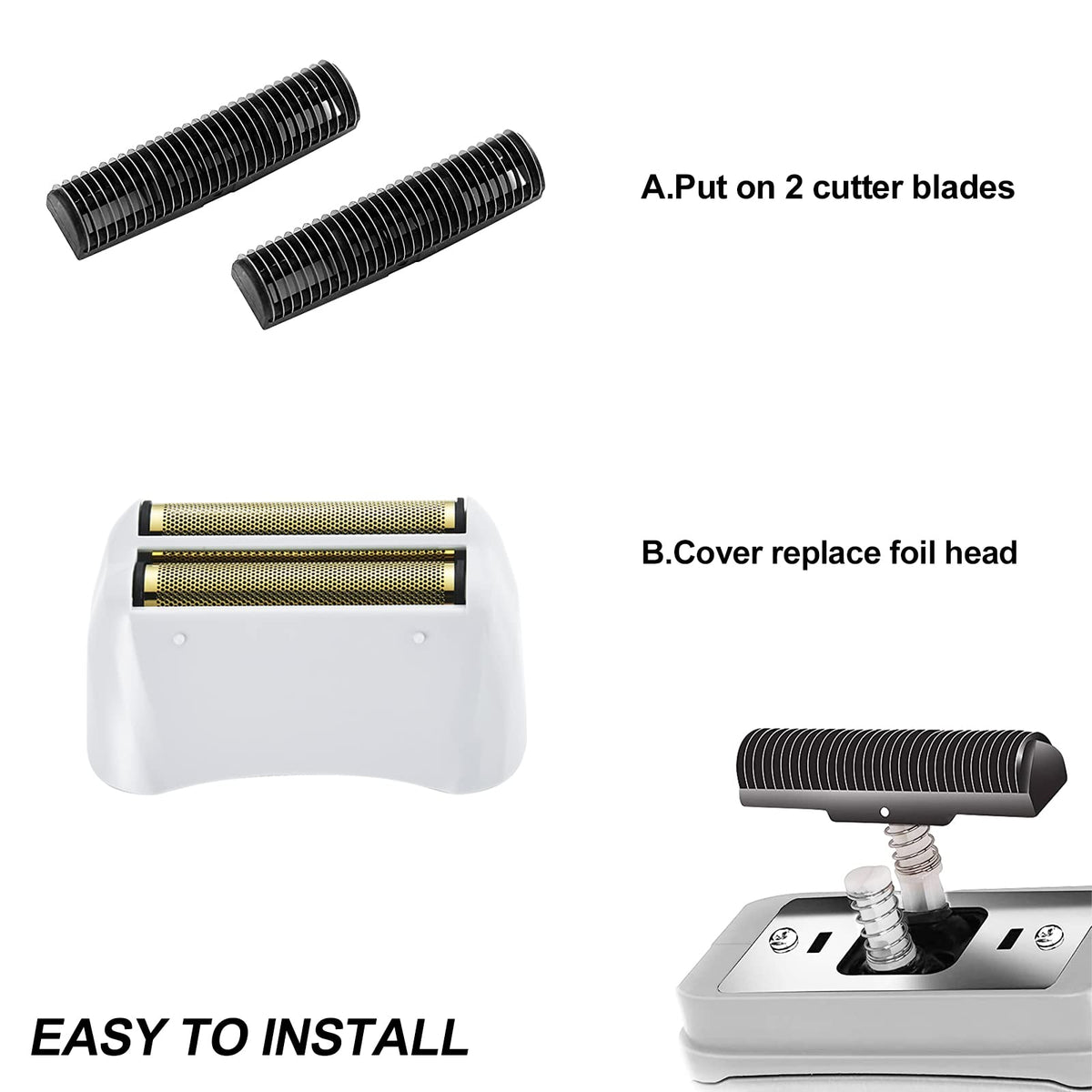 Gold Replacement Foil & Cutters for Andis #17155/#17150