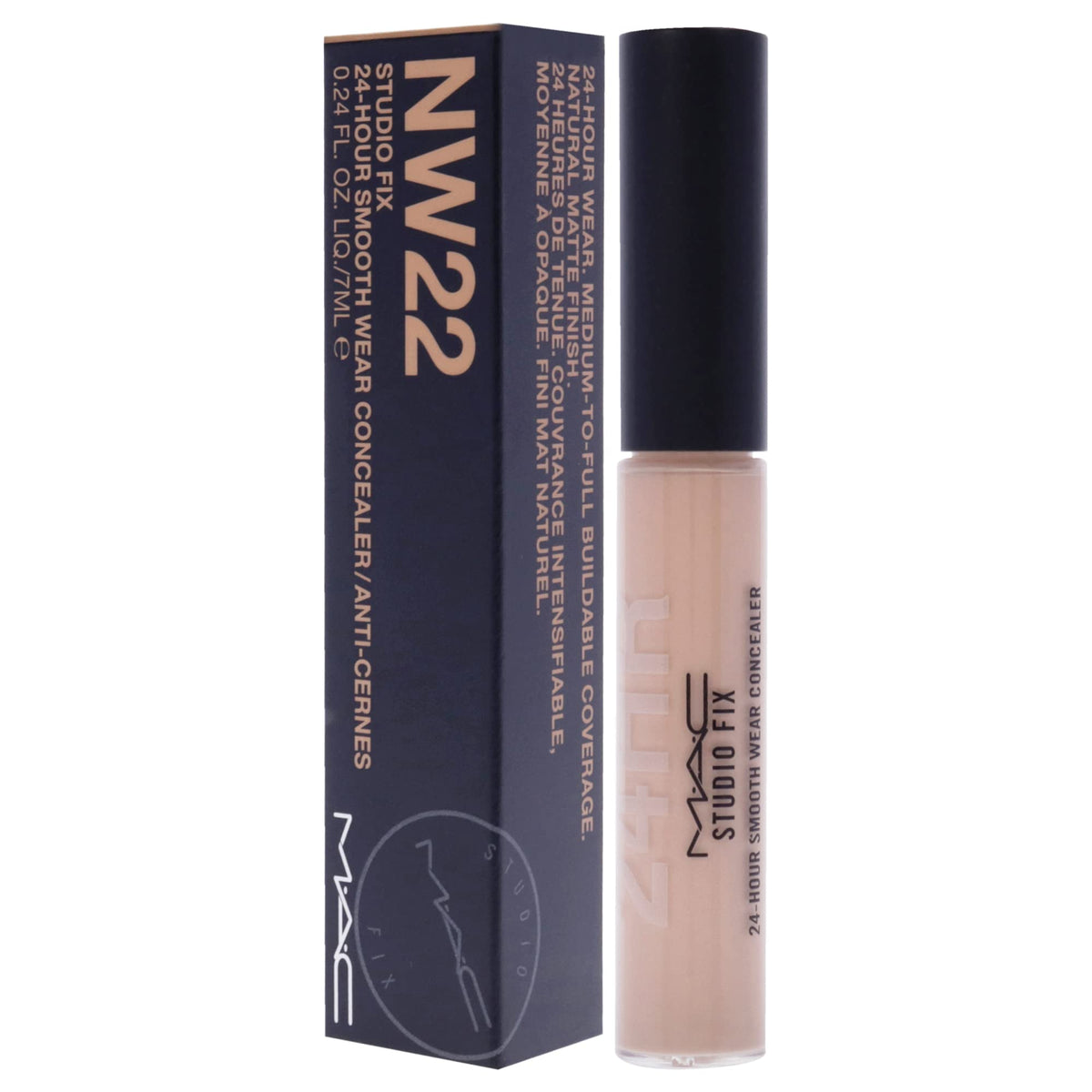 MAC Studio Fix 24 Hour Smooth Wear Concealer NW22, 0.23 oz