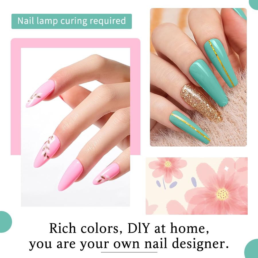 JR Gel Nail Polish Set - Soak-Off UV LED Nail Color