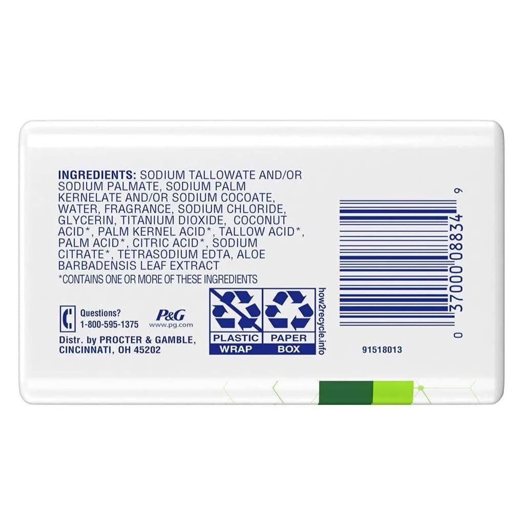 Safeguard White Bar Soap, 4 Oz, 48 Bars