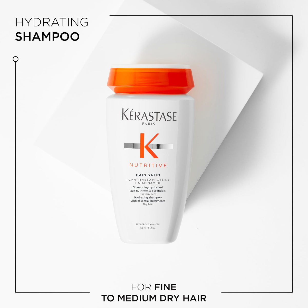 Kérastase Nutritive Bain Satin Hydrating Shampoo, 8.5 Fl Oz