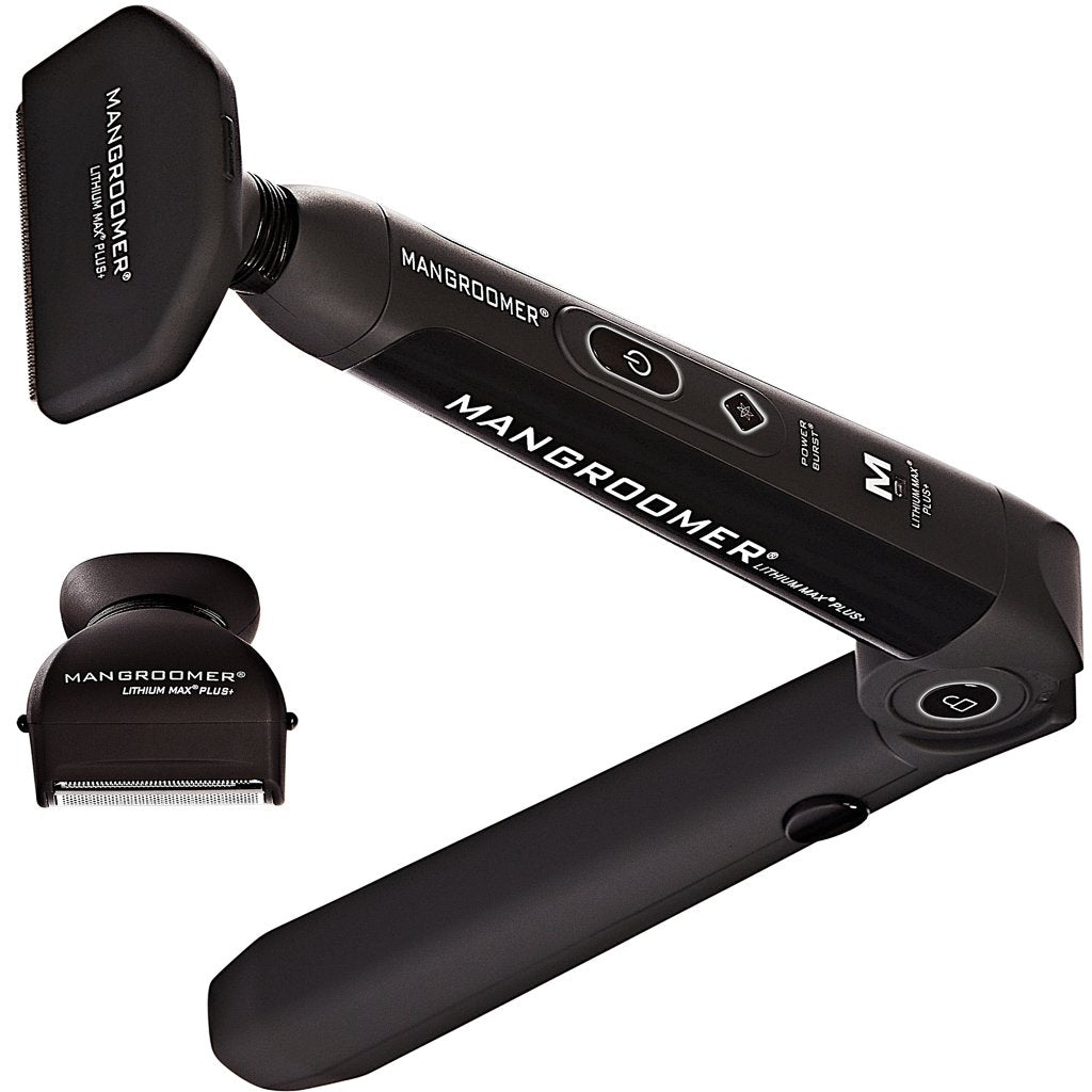 MANGROOMER Back Hair Shaver Replacement Attachment Head with Shock Absorber Neck