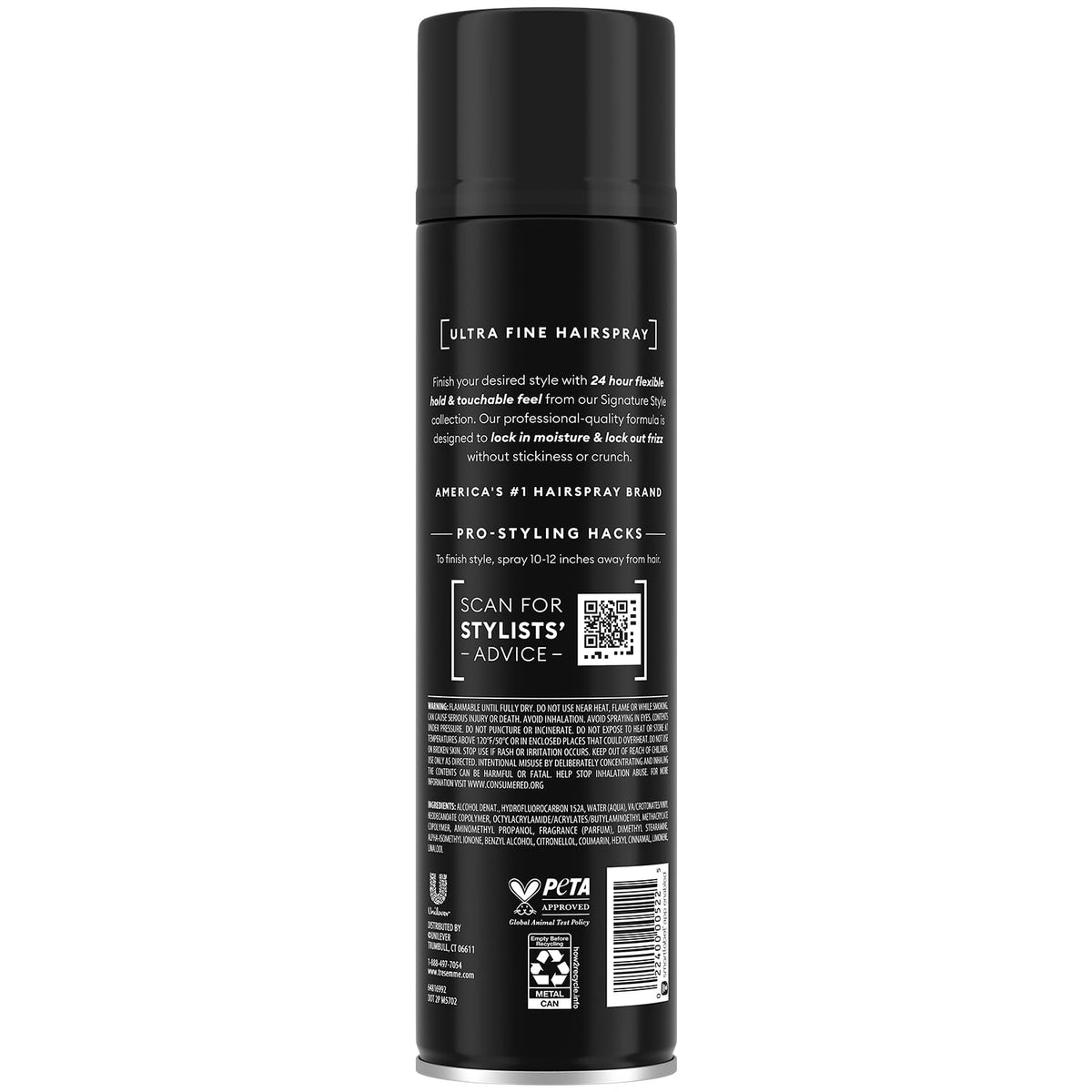 TRESemmé Ultra Fine Hold Hairspray 2-Pack with Travel Size
