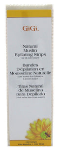 Gigi Natural Muslin Waxing Strips