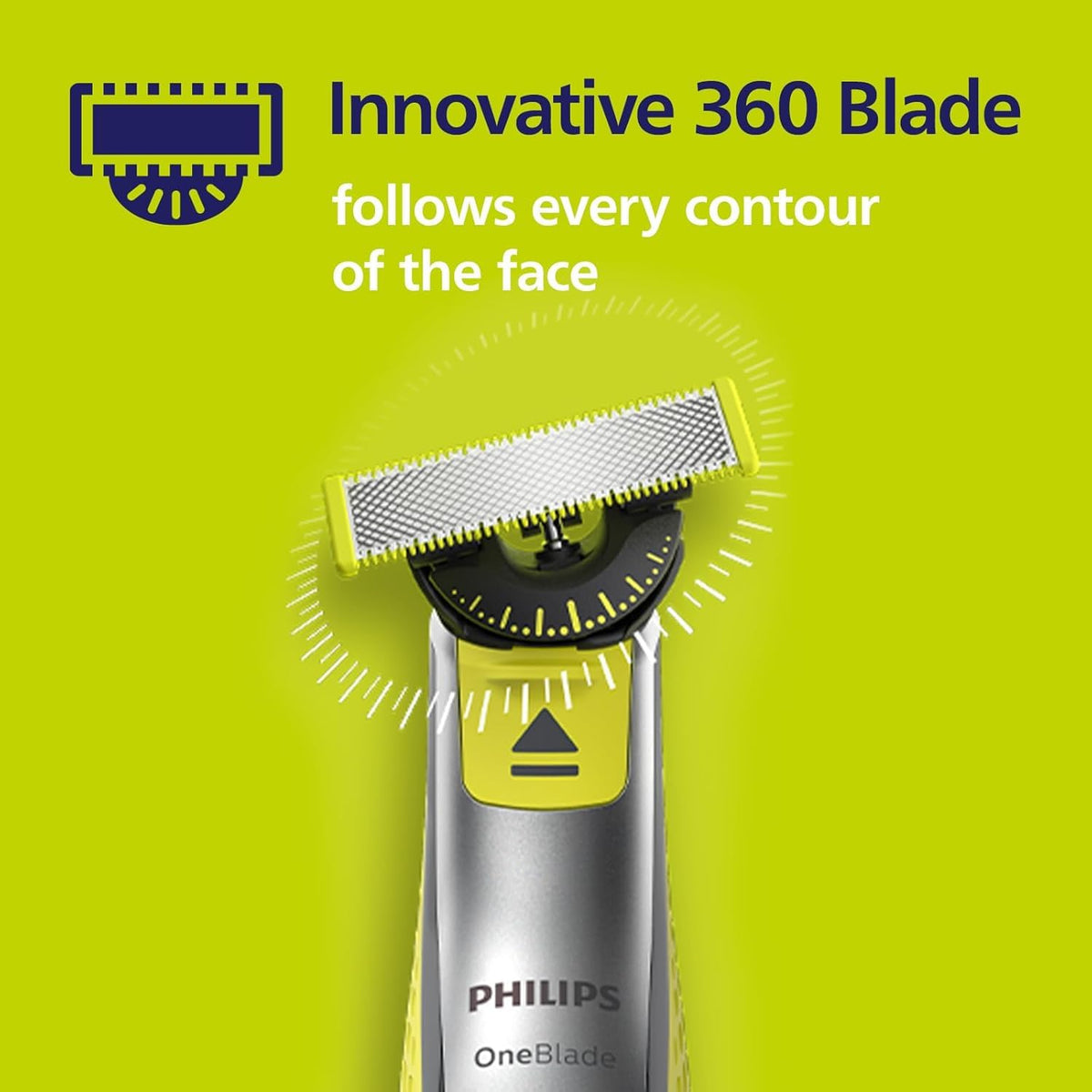 Philips Norelco OneBlade 360 Dual-Way Replacement Blades QP420/50 2-Pack