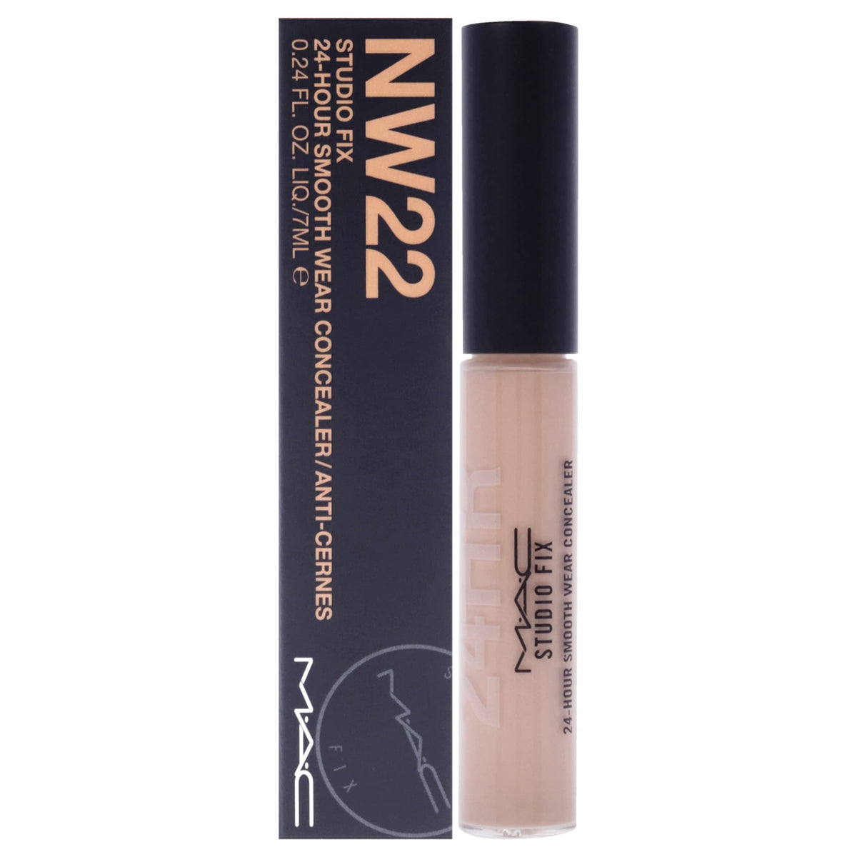 MAC Studio Fix 24 Hour Smooth Wear Concealer NW22, 0.23 oz