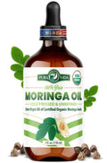 100% Pure Organic Moringa Seed Oil, Cold-Pressed & Unrefined