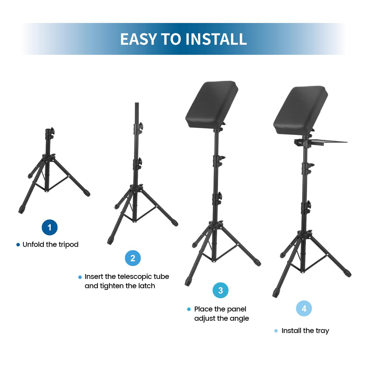 Adjustable Tattoo Armrest Stand Tripod with Soft Sponge Pad