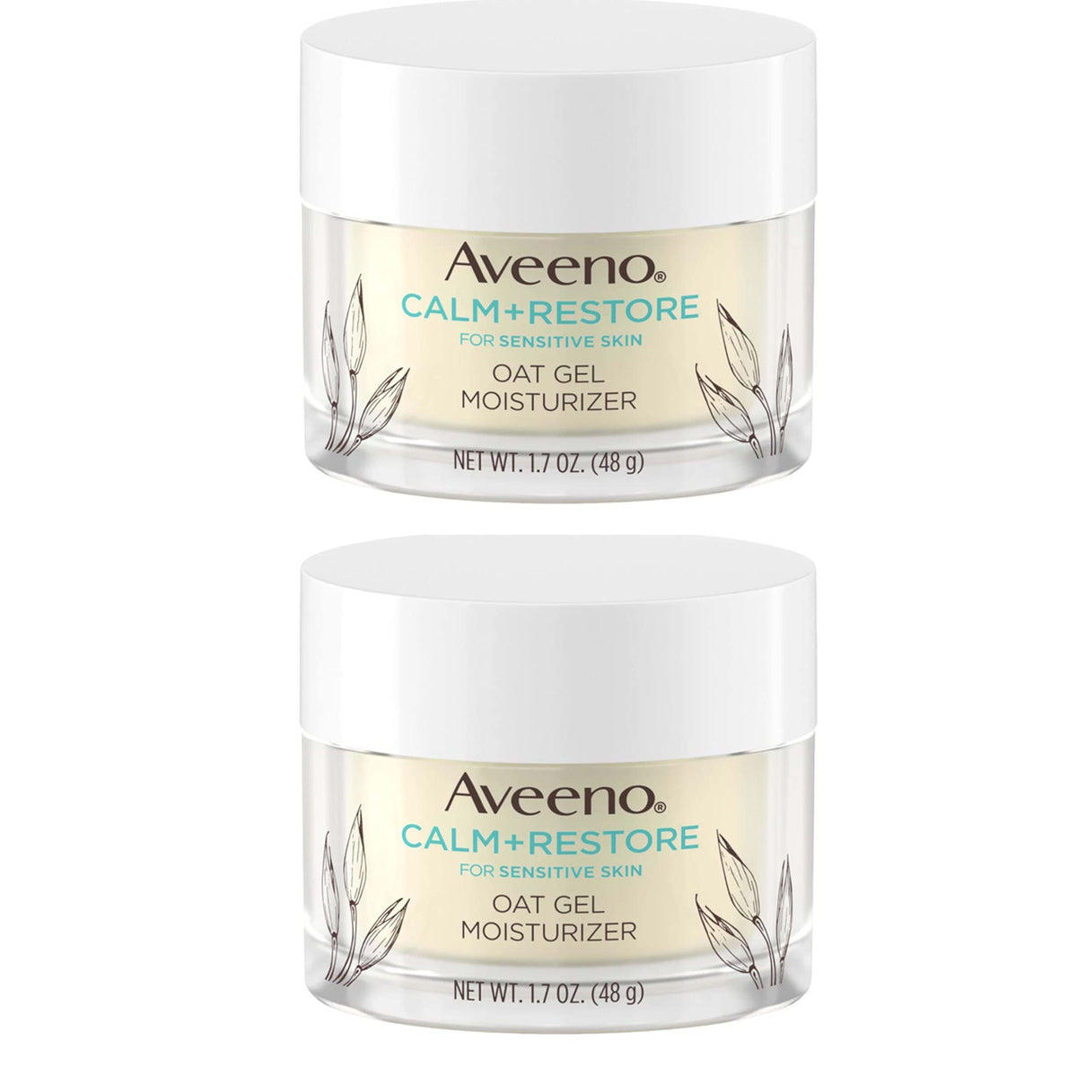 Aveeno Calm + Restore Oat Hydrating Facial Skincare for Sensitive Skin