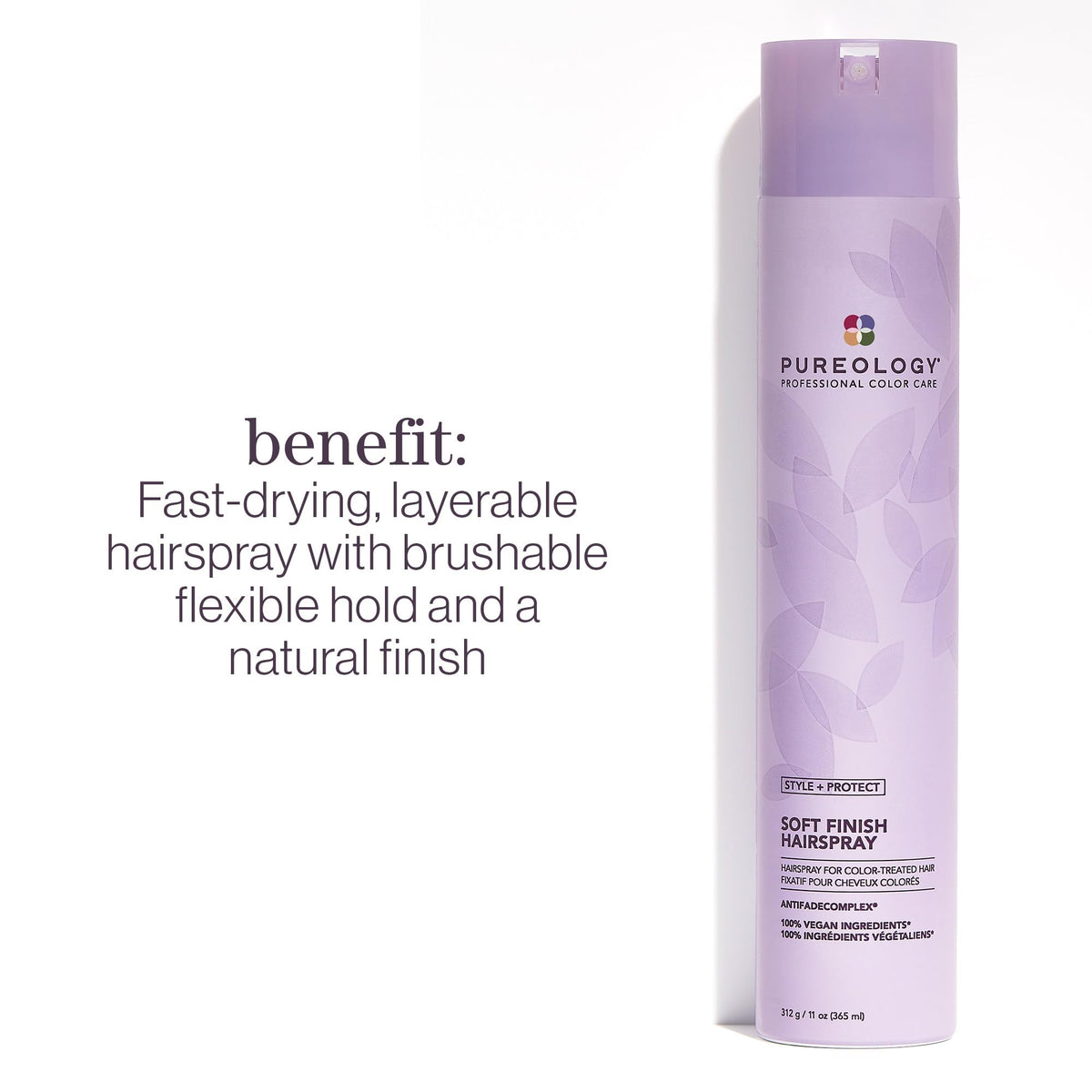 Pureology Style + Protect Soft Finish Flexible-Hold Hairspray