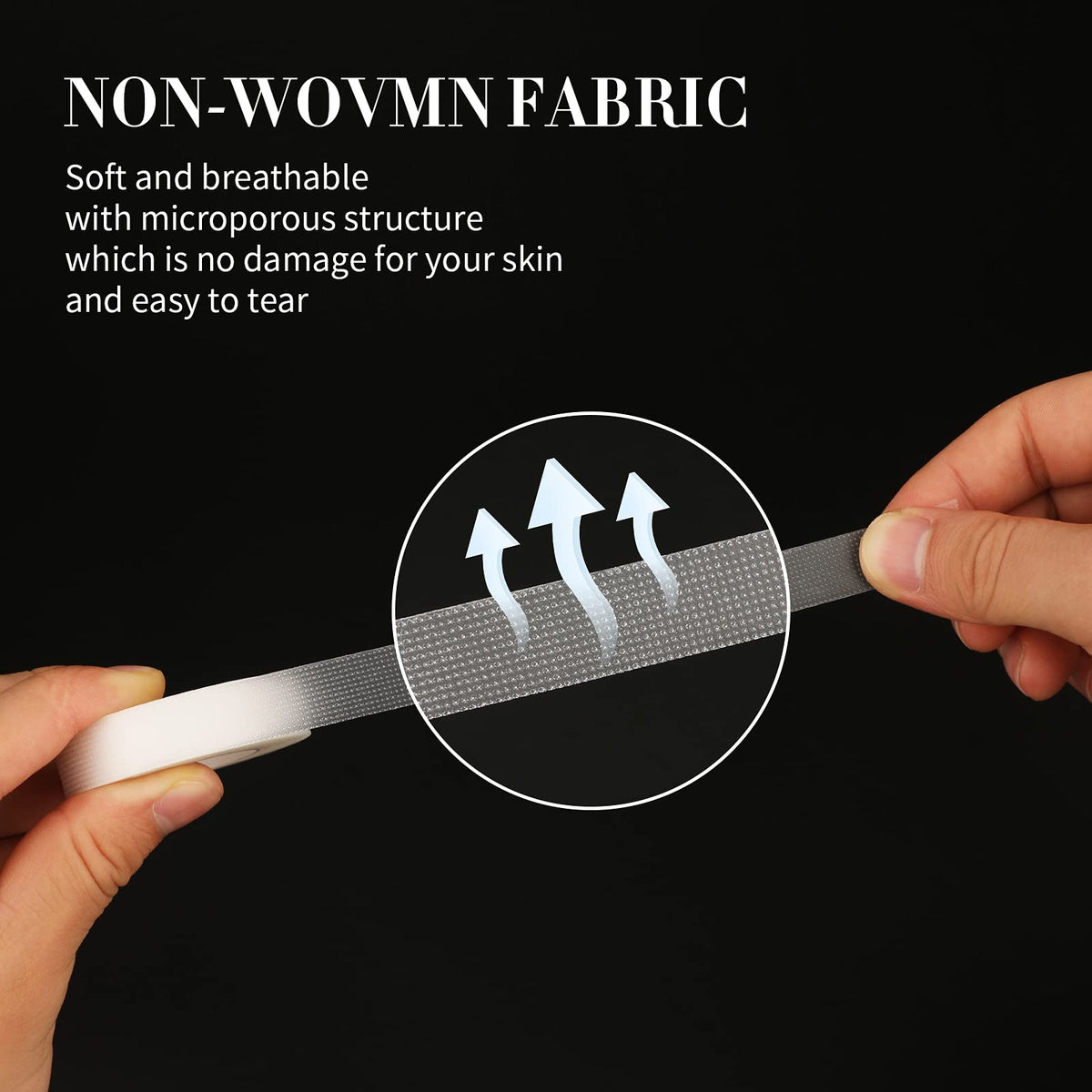 GCQQ Clear Eyelash Extension Tape, 6 Rolls