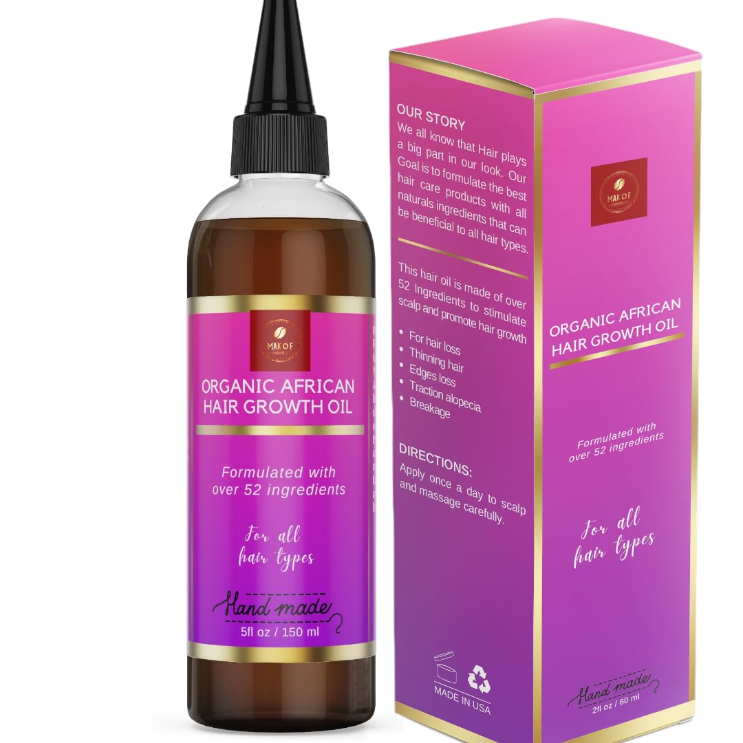Chebe Hair Growth Oil with Rosemary, Fenugreek and Castor Oil, 5 oz