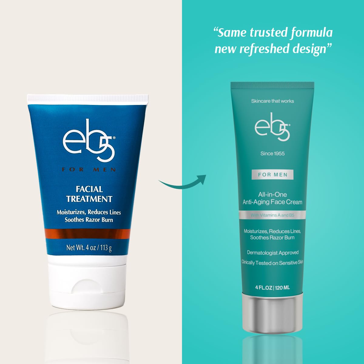 eb5 Men’s All-in-One Anti-Aging Face Cream with Retinol and Vitamins