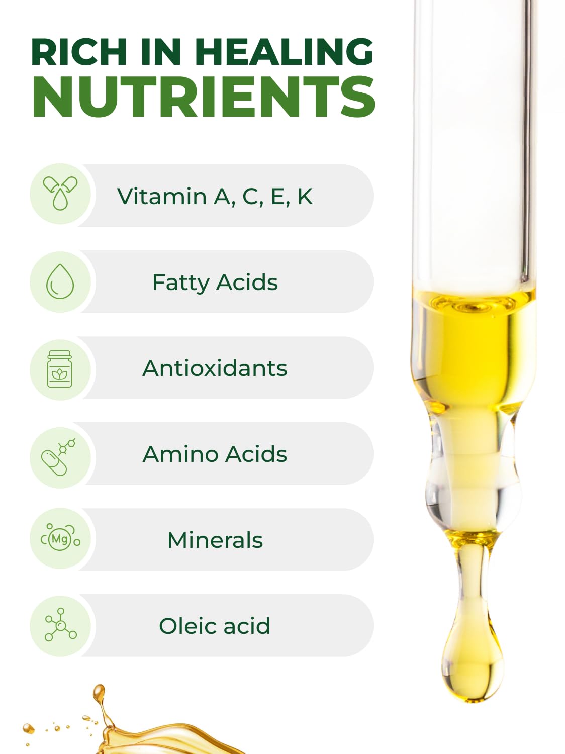100% Pure Organic Moringa Seed Oil, Cold-Pressed & Unrefined