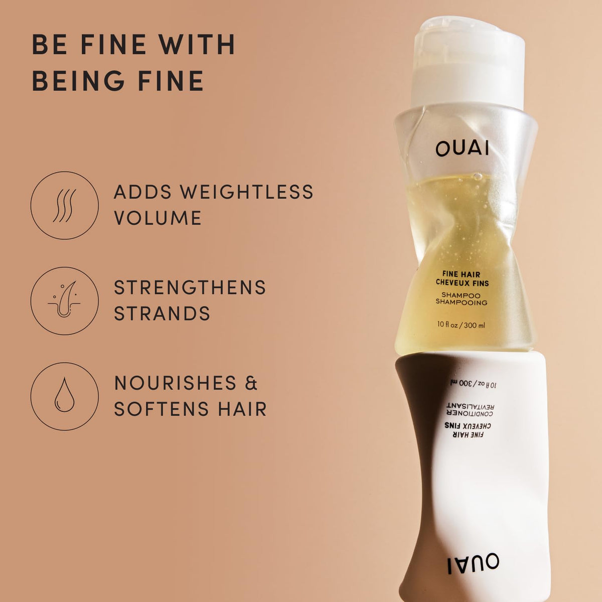 OUAI Shampoo and Conditioner Set