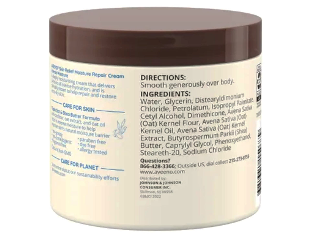 Aveeno Skin Relief Intense Moisture Repair Cream, 11 oz, Pack of 3