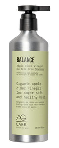 AG Care Balance Apple Cider Vinegar Sulfate-Free Shampoo, Floral, 12 fl oz