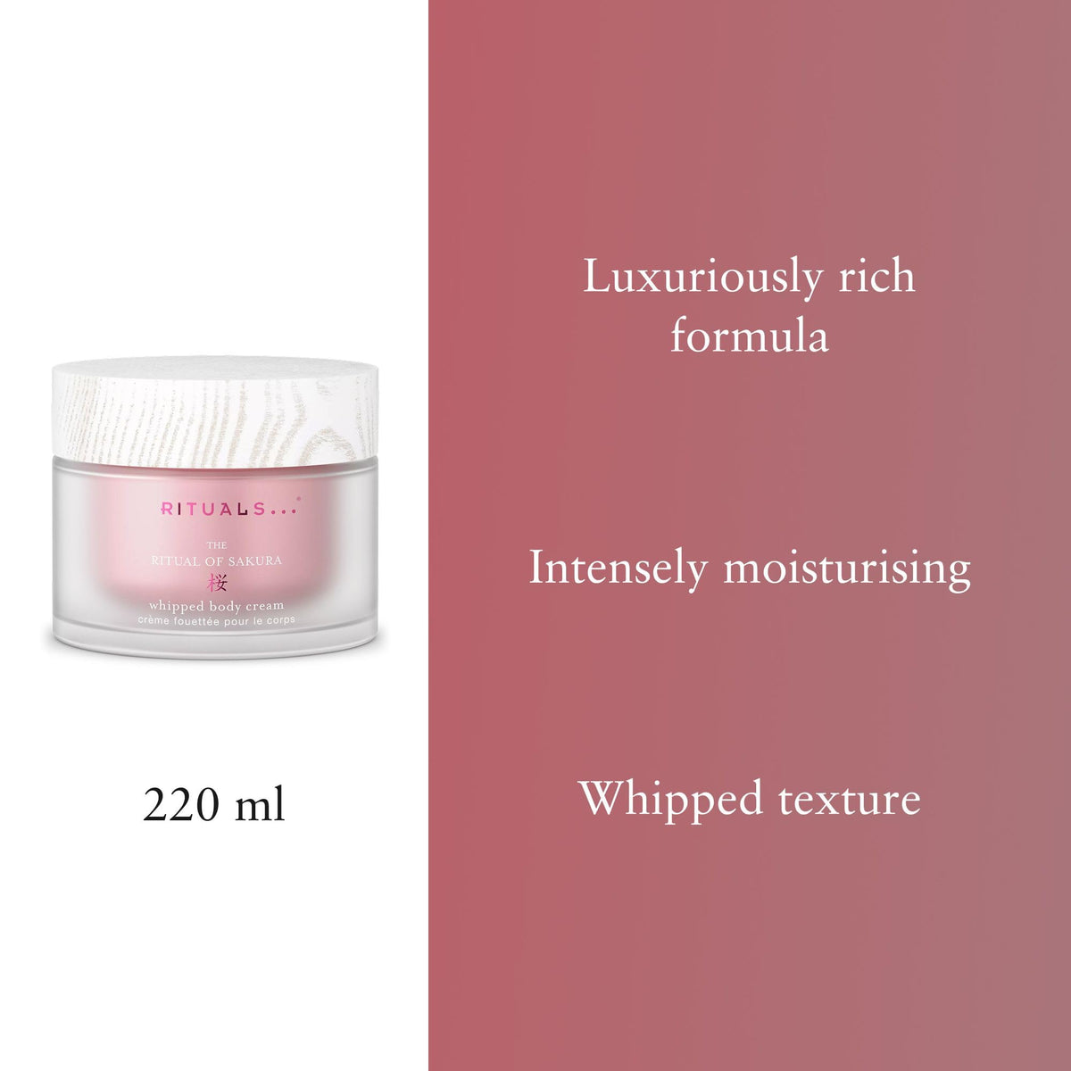 RITUALS The Ritual of Sakura Body Cream, Cherry Blossom & Rice Milk