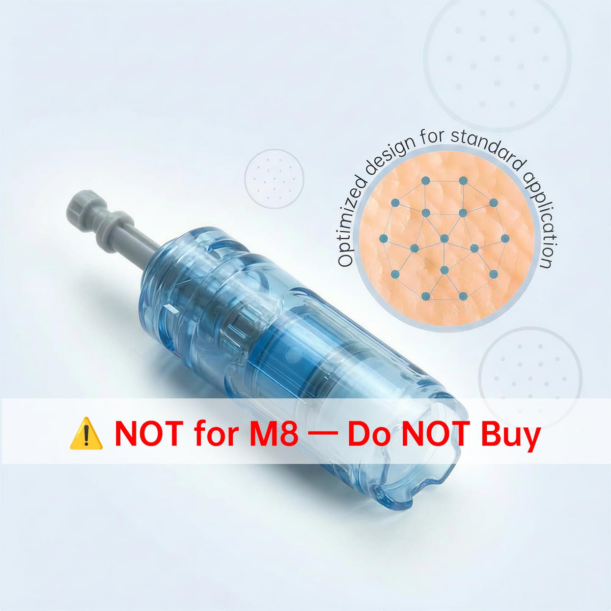 12 Pcs 0.25mm Microneedling Cartridges for Dr. Pen M8S, A11, A9 & A8S