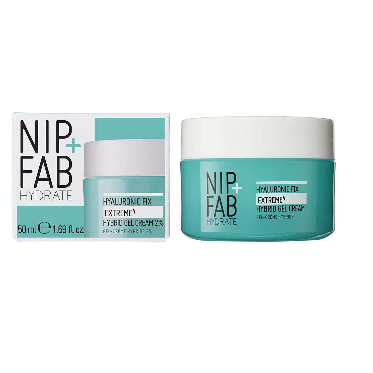 Nip + Fab 2% Hyaluronic Acid Gel Cream Face Moisturizer 50ml