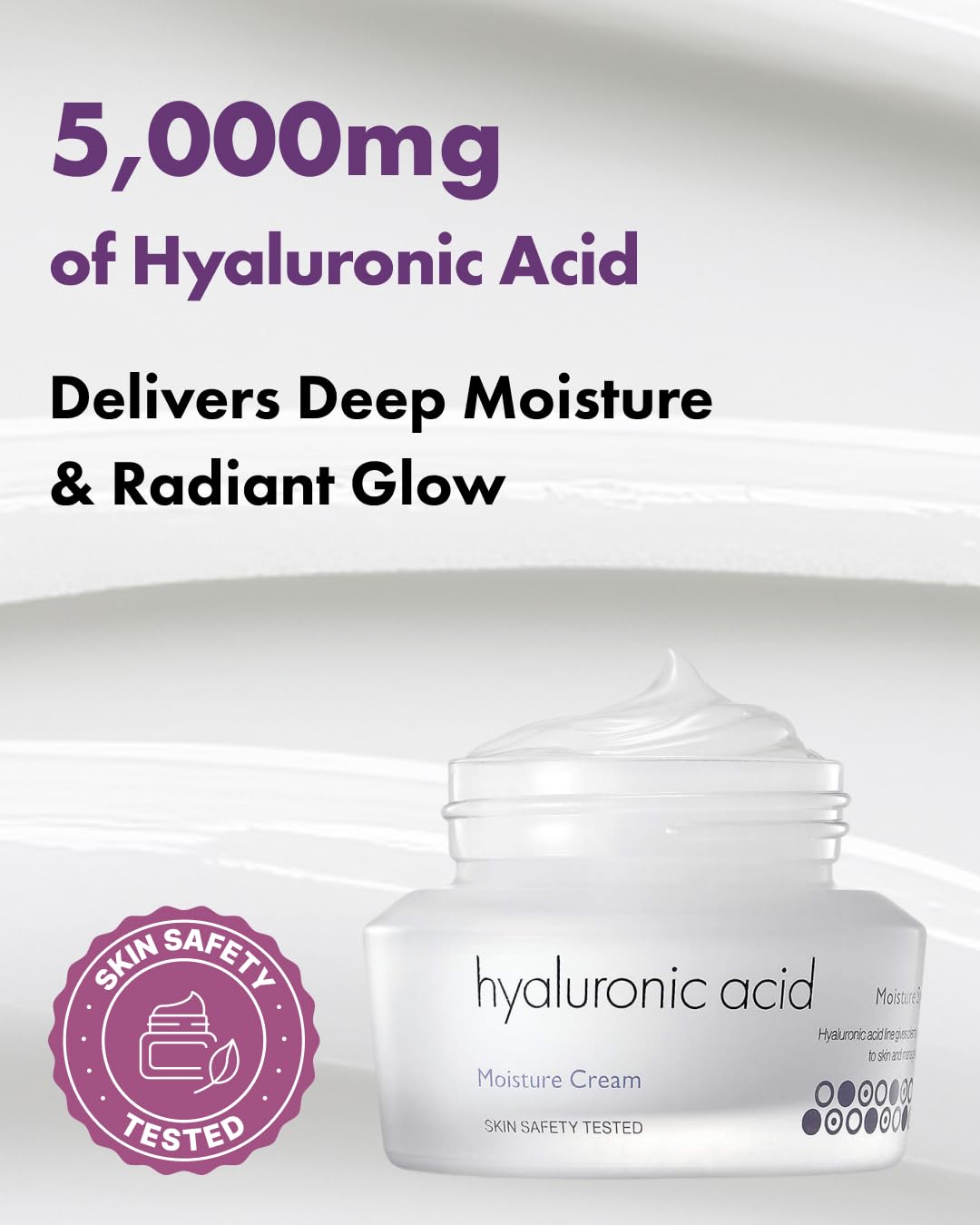 It's Skin Hyaluronic Acid Moisture Cream Hydrating Face Moisturizer 1.69 fl oz