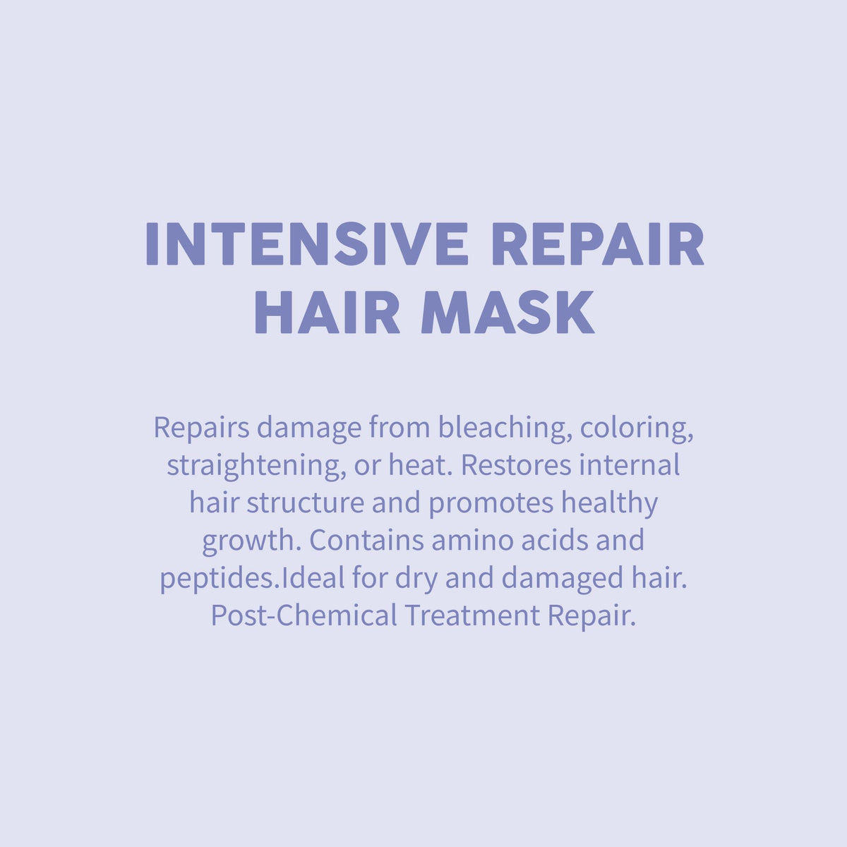 Intensive Repair Hair Mask for Damaged Hair