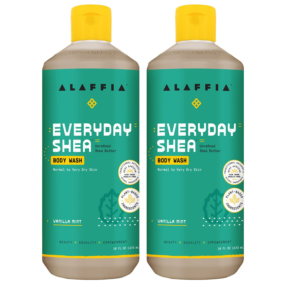 Alaffia EveryDay Shea Body Wash, Moisturizing Skin Cleanser