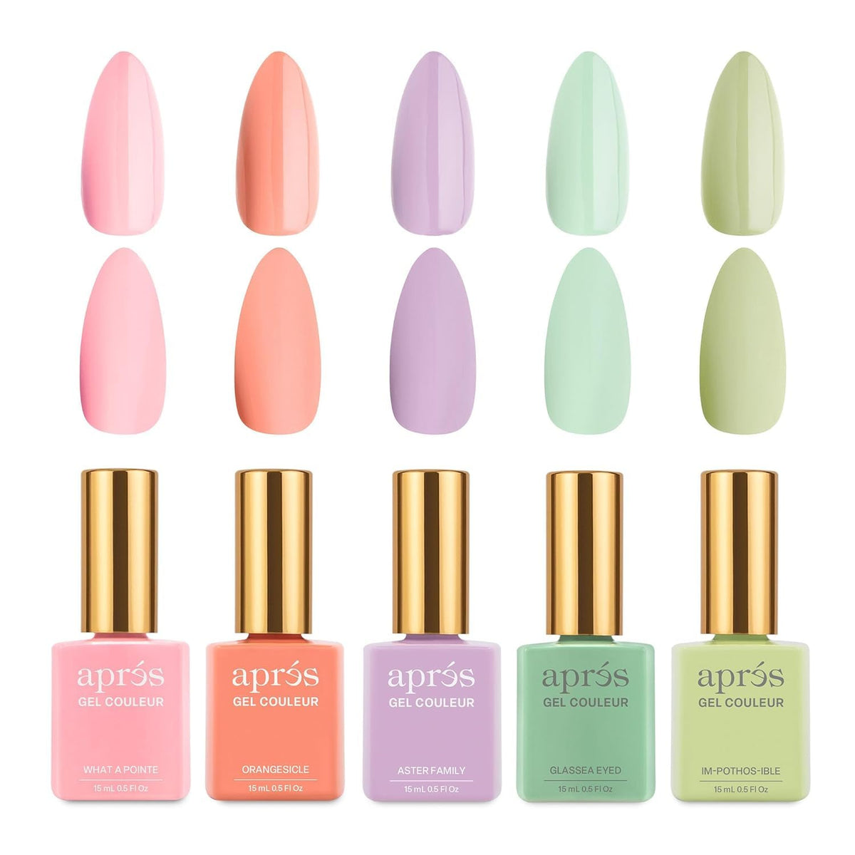 APRÉS Gel Couleur Gel Nail Polish Combo Set