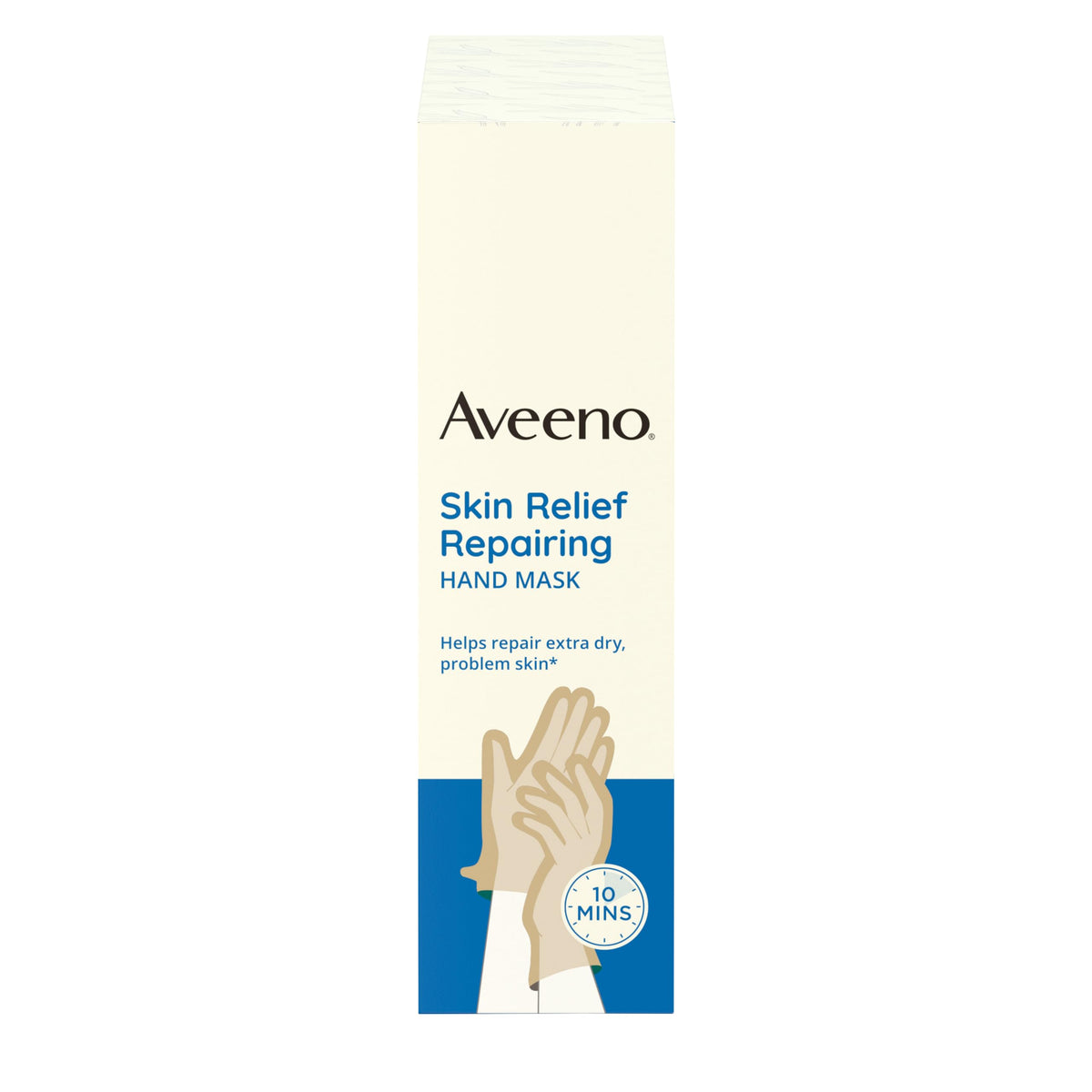 Aveeno Skin Relief Repairing Hand Mask, Fragrance Free, 6 Pairs