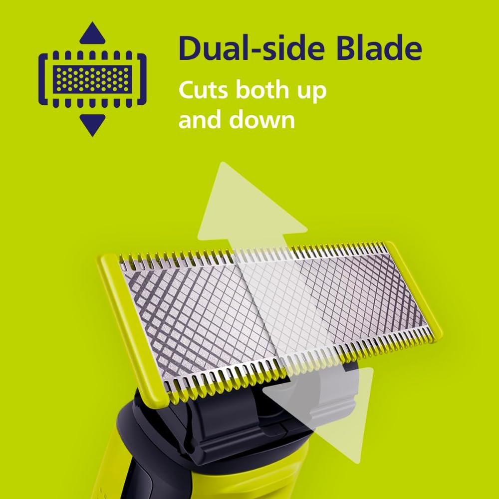 Philips OneBlade QP240/50 Replacement Blades, Pack of 4