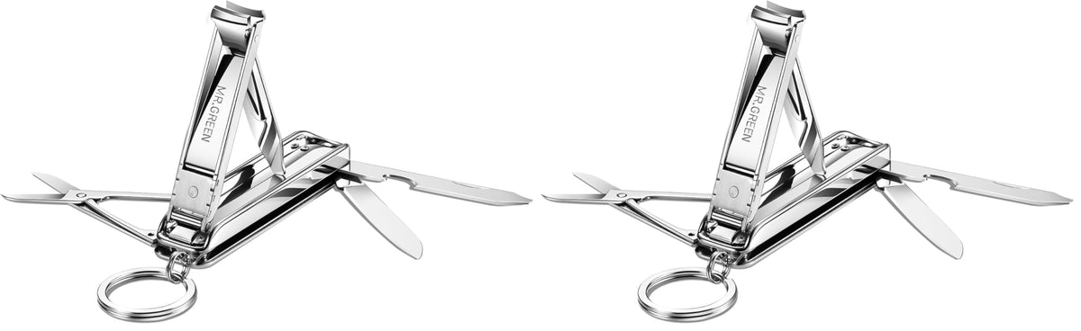 MR.GREEN Portable Multifunction Stainless Steel Foldable Nail Clipper
