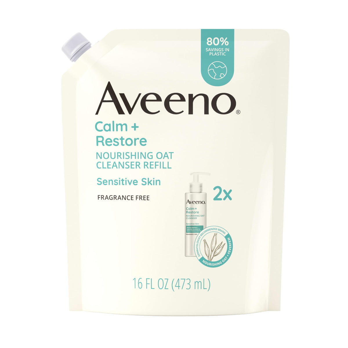 Aveeno Calm + Restore Nourishing Oat Facial Cleanser