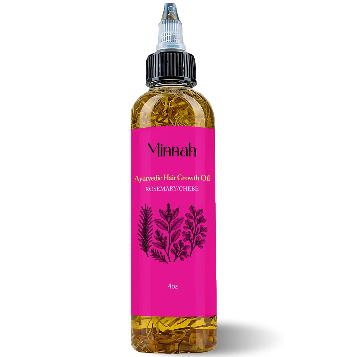 Minnah Hair Growth Oil with Rosemary, Fenugreek & Castor Oil